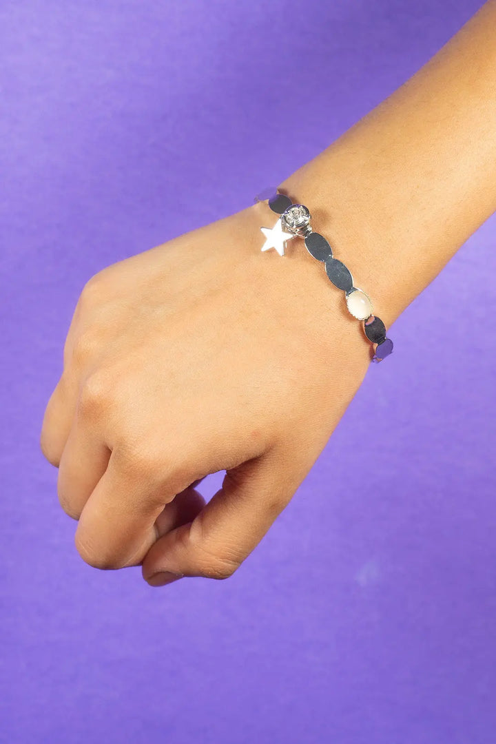 Supernova Cuff Bracelet - Silver