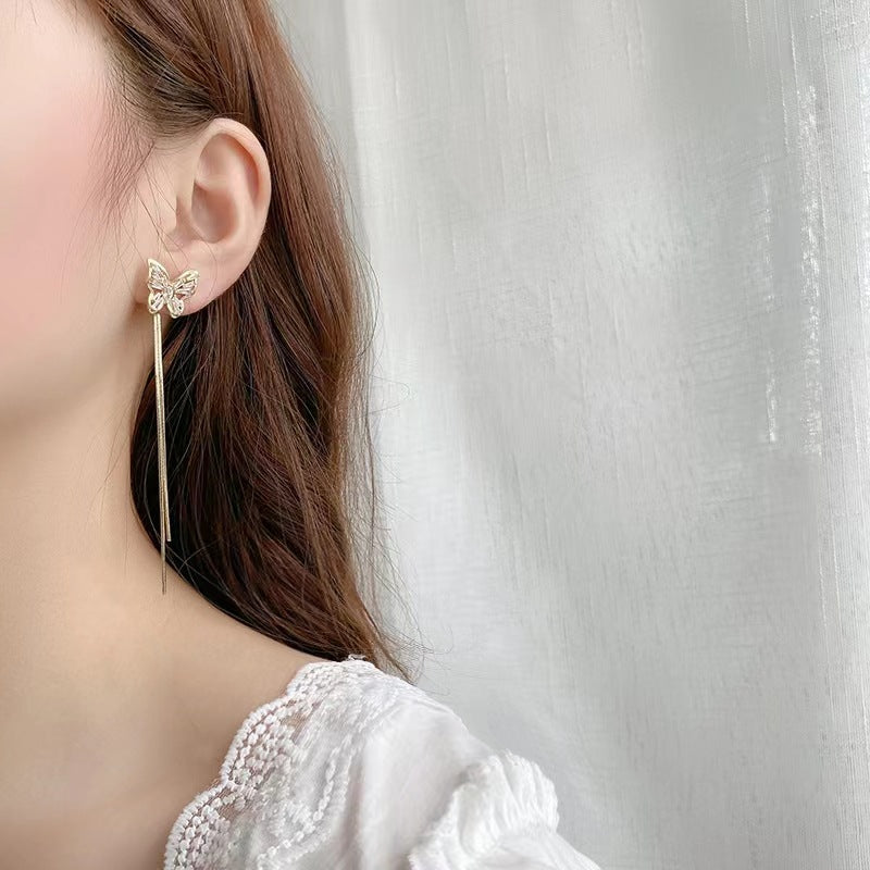 Swallowtail Tassel Earrings