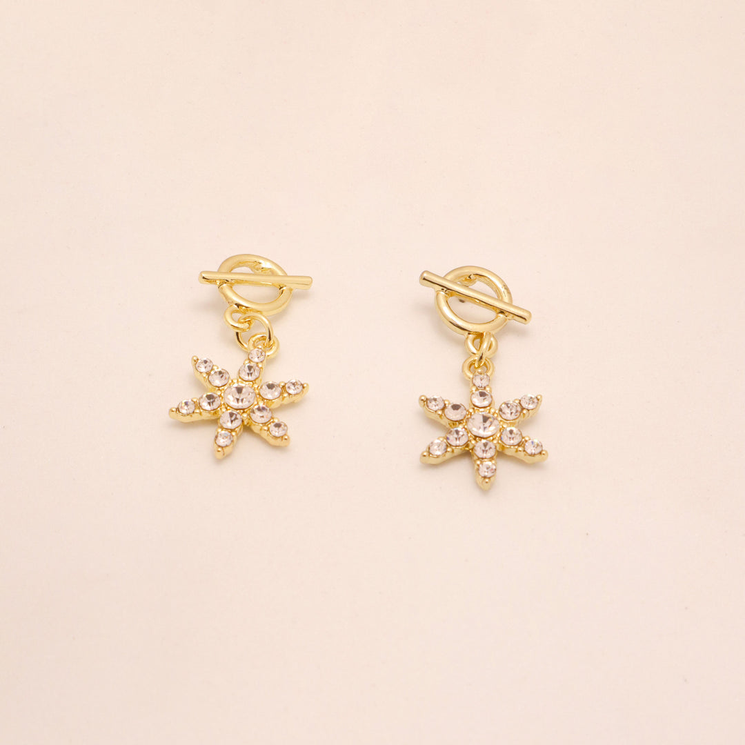 Toggle Star Earrings