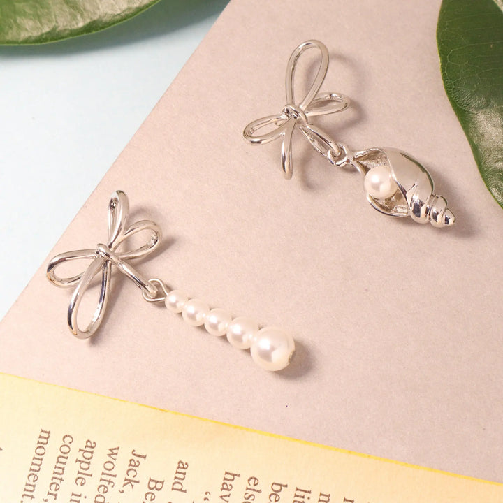 oyster Mis match Earrings