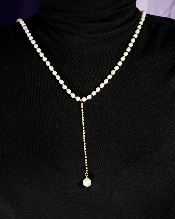 Royal Long Pearls Necklace